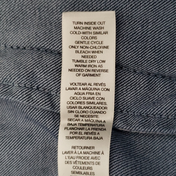 Chico's Platinum Denim Jacket - Picture 8 of 8